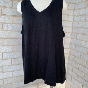MADEWELL BLACK TANK SLEEVELESS 100% COTTON SIZE 1X NEW